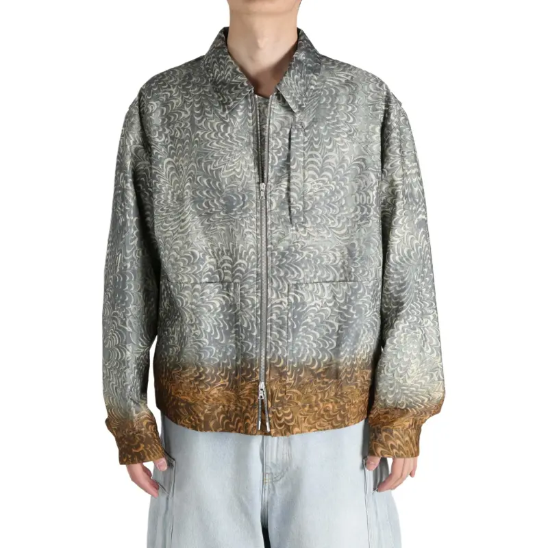 DRIES VAN NOTEN Printed Cotton Jacket-1