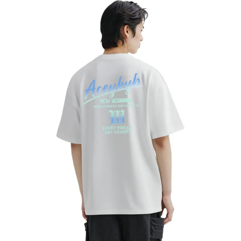 YK&YB T Shirts Unisex White-4