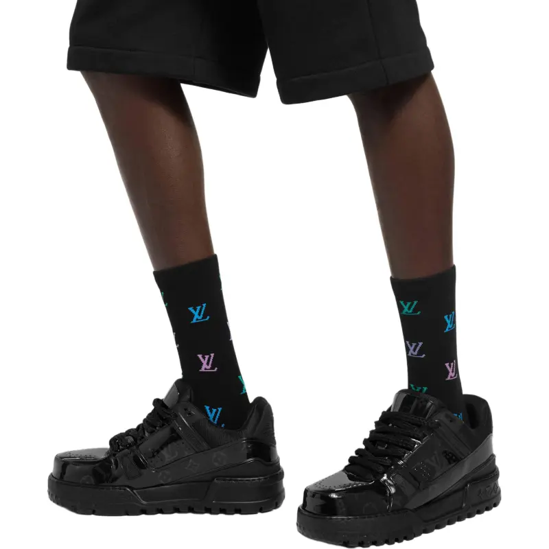 LOUIS VUITTON Lv Blason Shading Socks-2