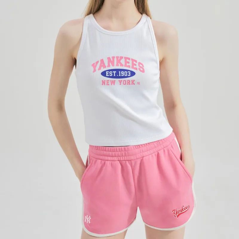 MLB New York Yankees Casual Shorts Women's Pink-2
