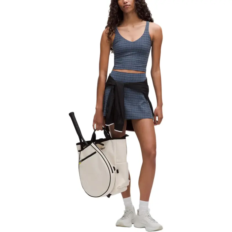 Lululemon Align™Nulu™ Yoga Tank Top Women's Washed Blue Plaid-2