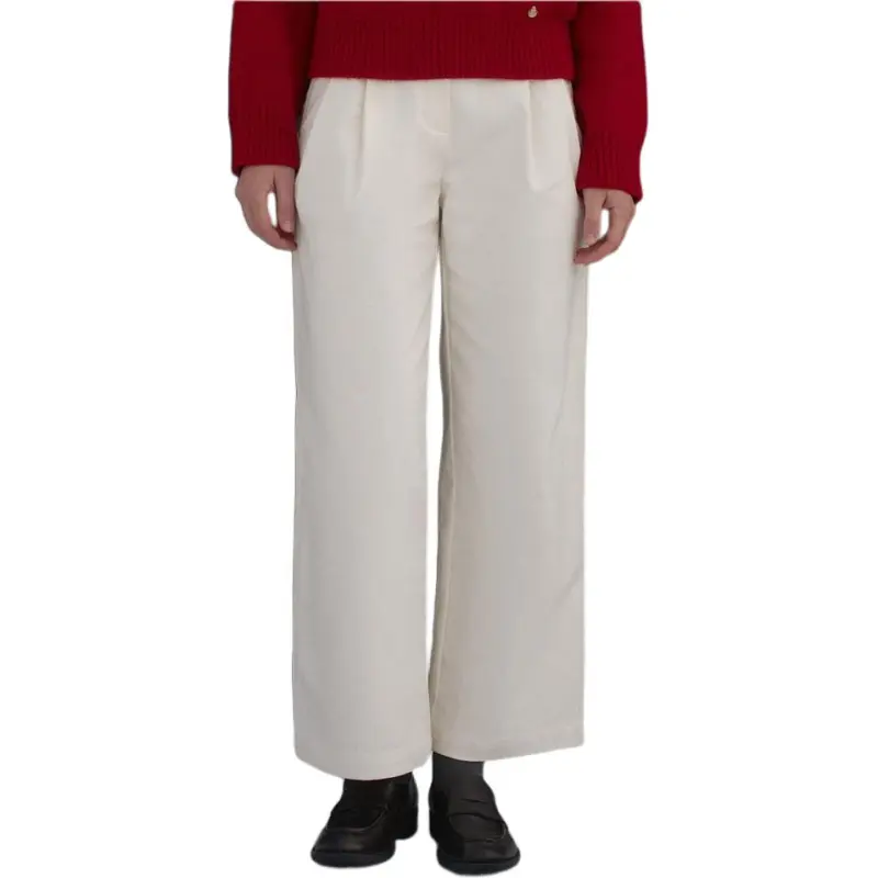 Teenie Weenie Casual Pants Women's Ivory White-5