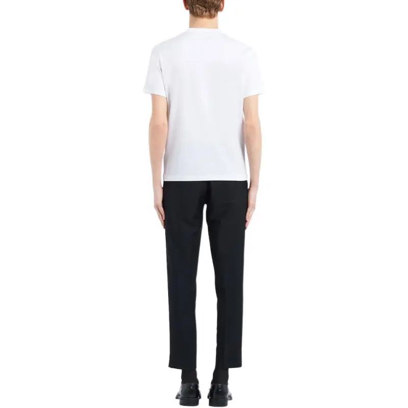 PRADA T-Shirts Men White-3