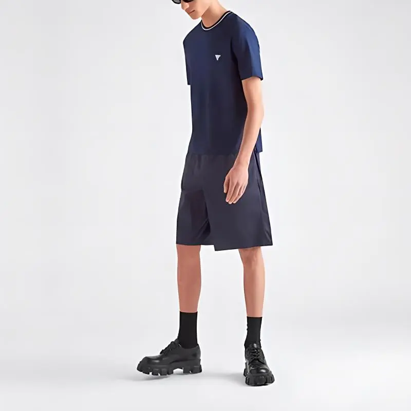 PRADA T Shirts Men Dark Blue-3