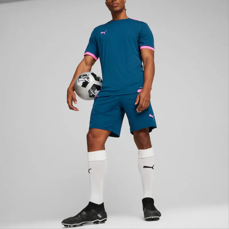 PUMA TeamligaFormstrip T Shirt Men's Blue-2