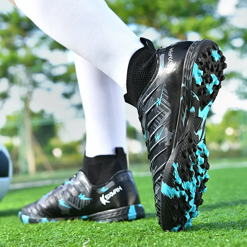 DOUBLE STAR 88 Wear resistant And Lightweight Soccer Shoes Unisex Black-2