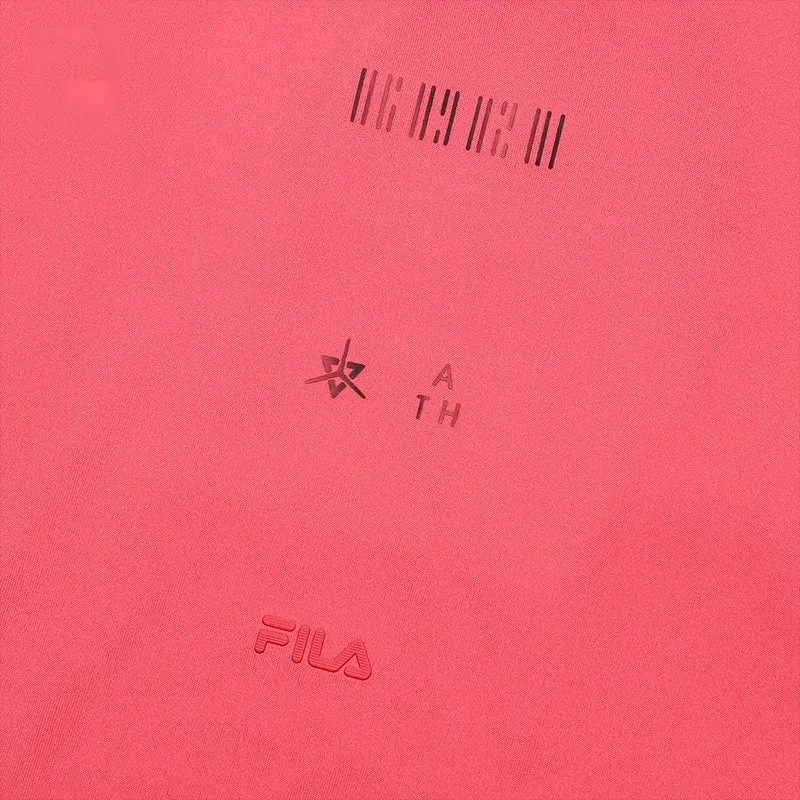 FILA Fitness Regular T Shirt Women's Coral Red-5
