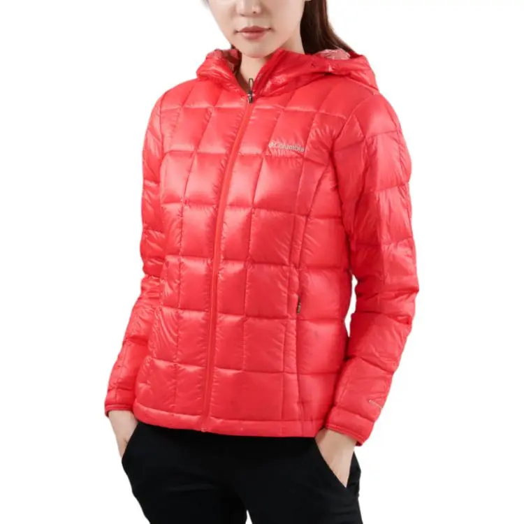 Columbia Down Jacket Women's Red-3