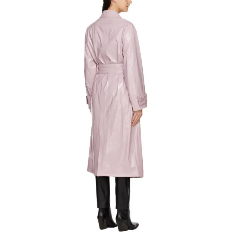 STAND STUDIO Trench Coat Women's Light Pink-1