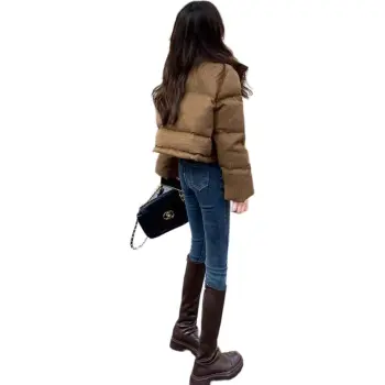 CPAURA Puffer Jacket Women's Khaki