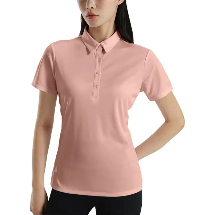 Adidas Polo Shirts Women's Pink-2