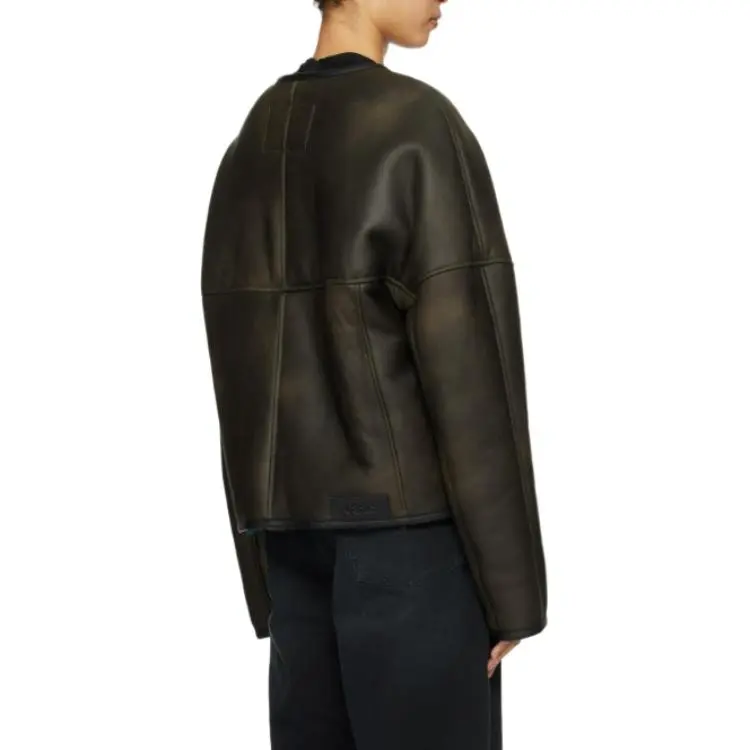 032c Buttery Shearling Jacket 'Black'-1