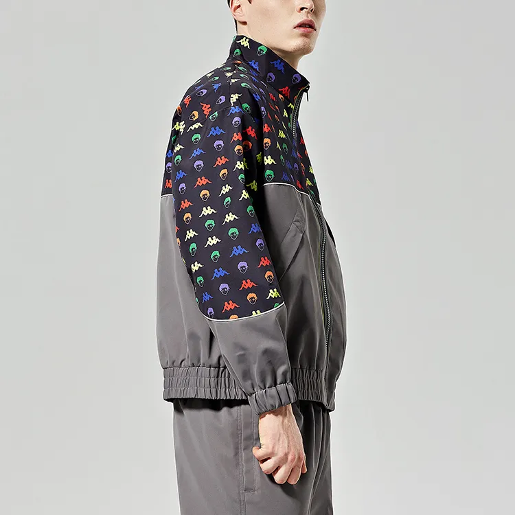 Nosense Official X Kappa Jackets Men Gray-2