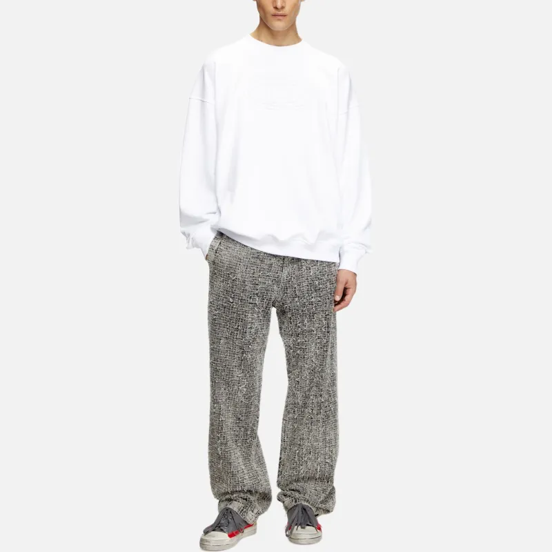 DIESEL S Mart Bigoval Oval D Sweatshirt-1