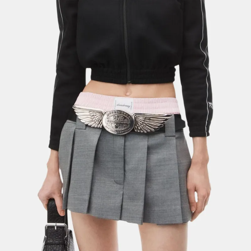 Alexander Wang Layered Pleated Skort-4