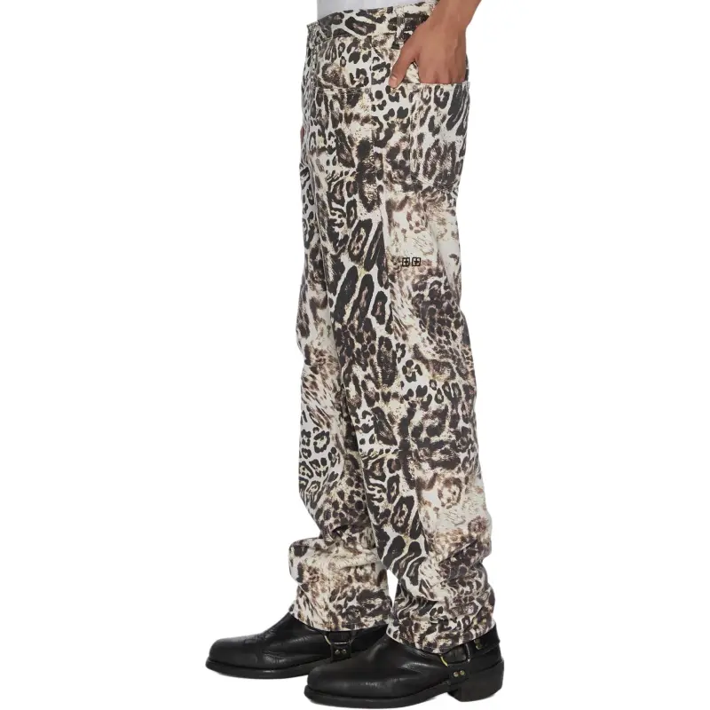 Ksubi Mowalola Collaboration Jeans Unisex Brown-3