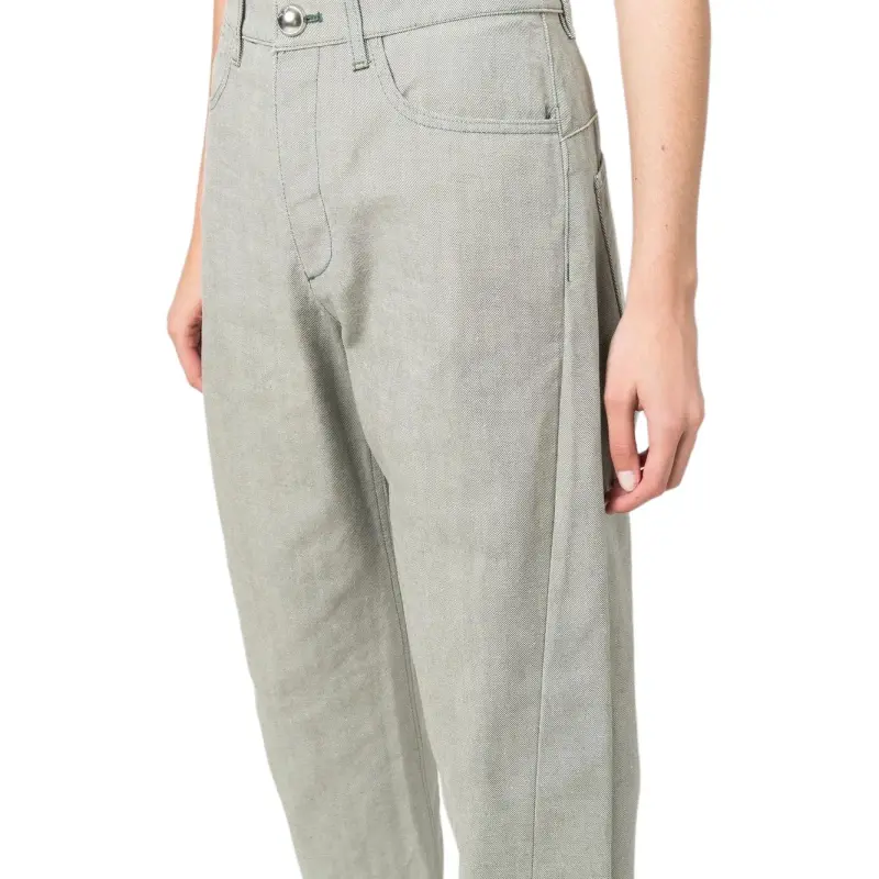 JIL SANDER High rise Wide leg Trousers-4