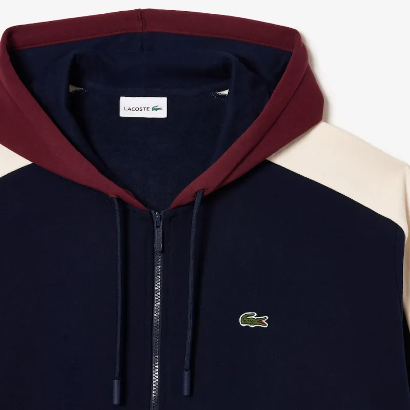 LACOSTE Sweatshirt Men's Navy Blue/Bordeaux/White-1