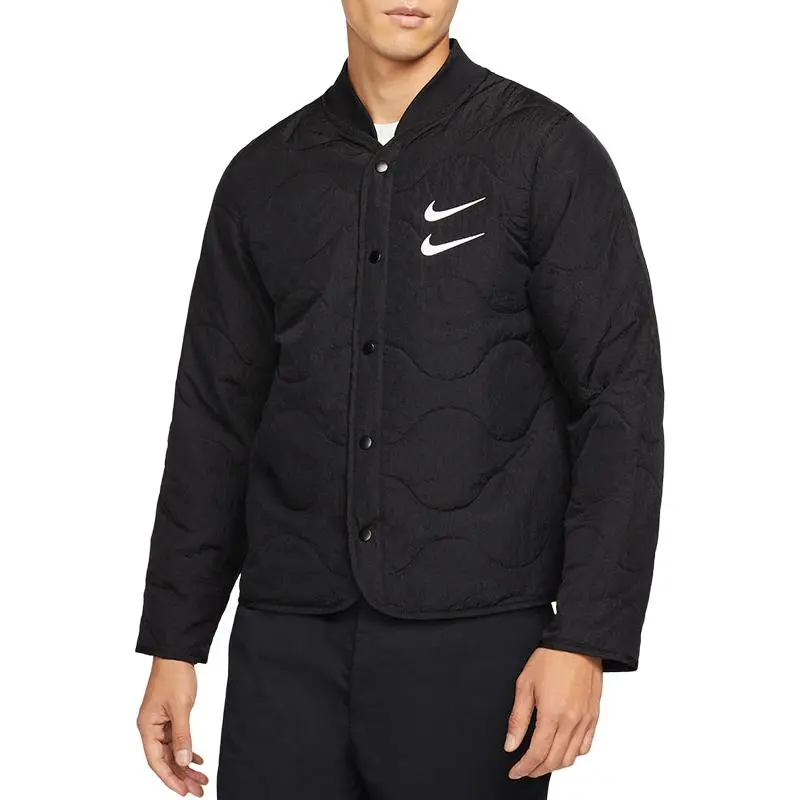 Nike Swoosh Casual Sportswear Men's Black-2
