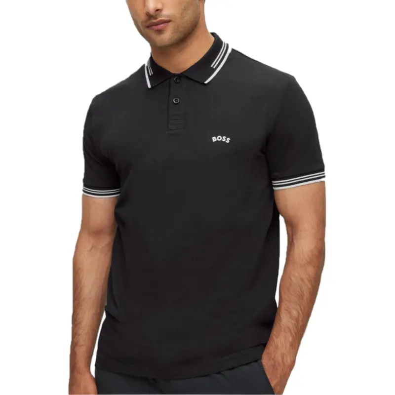 HUGO BOSS SS22 Polo Shirt Men's Black-3