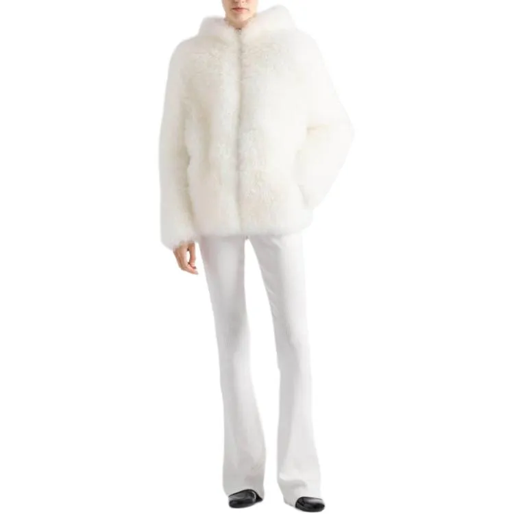 PRADA Jackets & Coats Women's White-1
