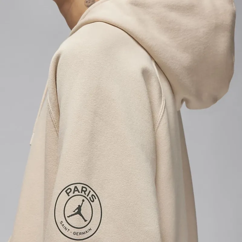Jordan Paris Saint-Germain Brooklyn Fleece Sweatshirt Women's Khaki-2