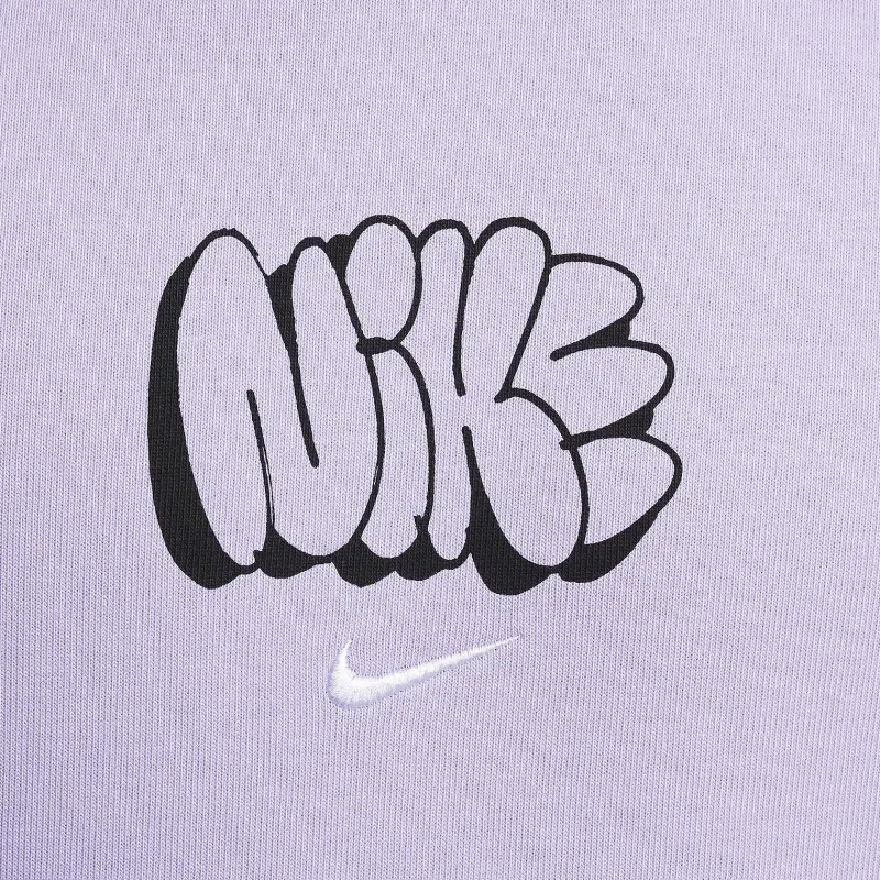 Nike Solo Swoosh Sweatshirt Men's Light Purple/White-5