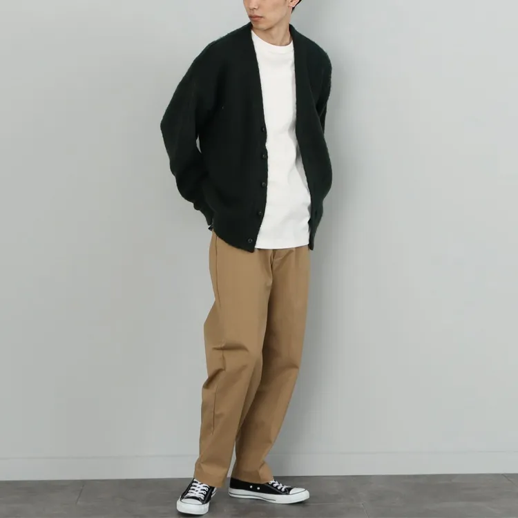 Beams Sweaters Men Green-1