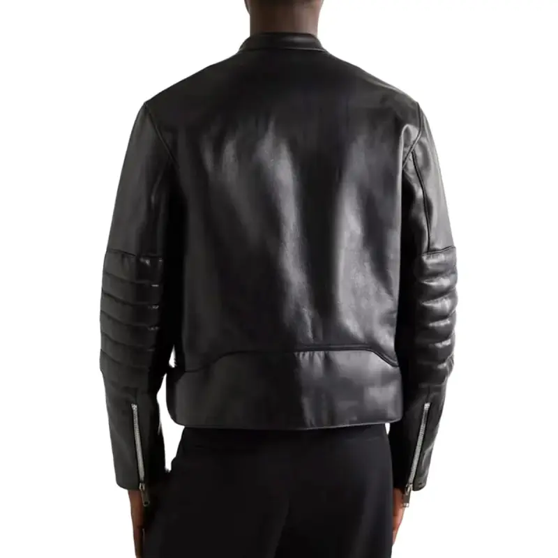 GIVENCHY SS23 Leather Jacket Men's Black-3
