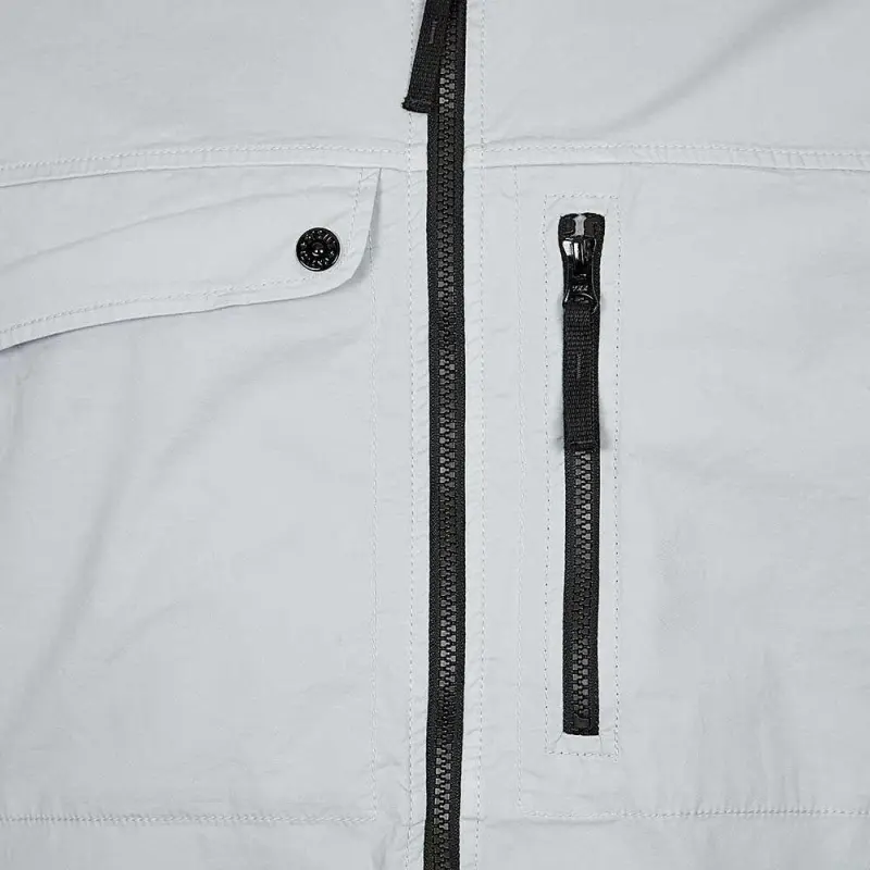 STONE ISLAND SS24 Jackets Coats Men's Ice Frost Blue-3