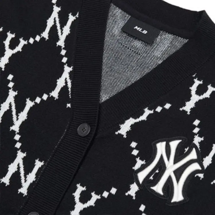 MLB Monogram Casual Style Unisex Street Style Logo Cardigans-5