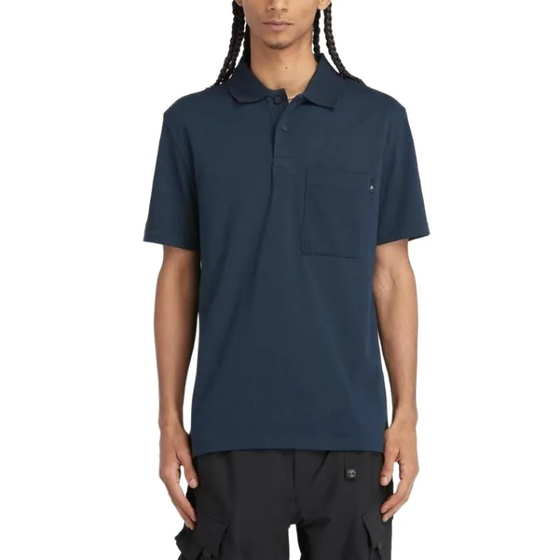 Timberland Polo Shirts Men Dark Sapphire-2