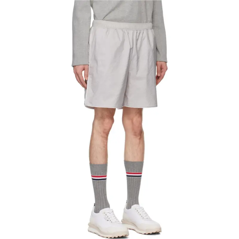 THOM BROWNE Logo appliqué Track Shorts-7