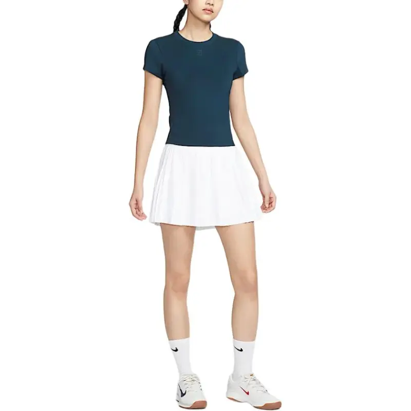 Nike Court AdvantageDri Fit T Shirt Women's Deep Sea Blue-1