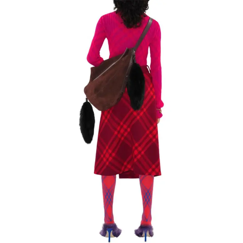 Burberry Sweaters Women's Raspberry Red-2