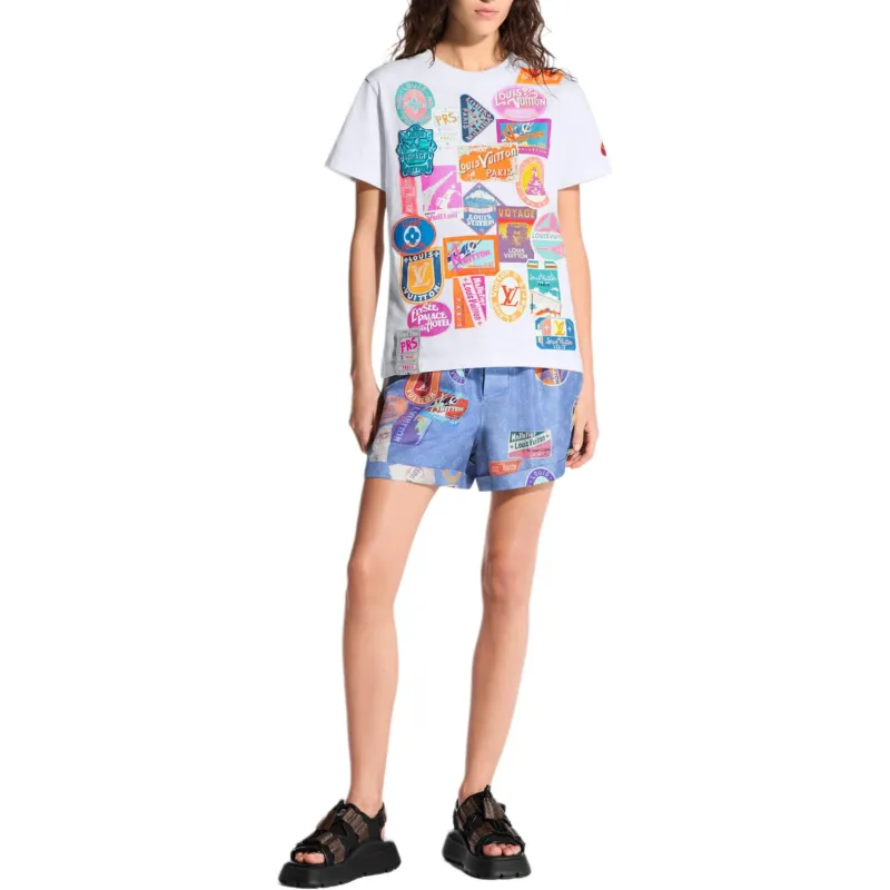 LOUIS VUITTON SS25 Regular T Shirt Women's Optical White-2