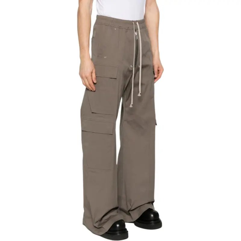 RICK OWENS Heavy Cotton Poplin Cargobelas-1