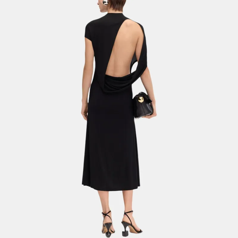 Jacquemus Drape Detailed Dress-2