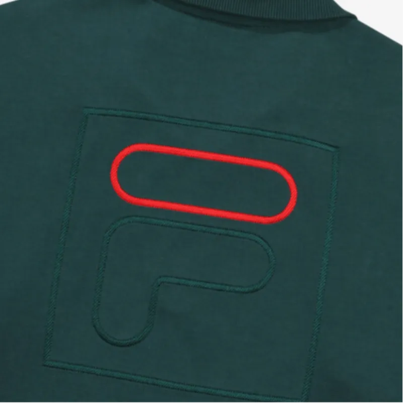 FILA Sweatshirts Men Dark Green-3