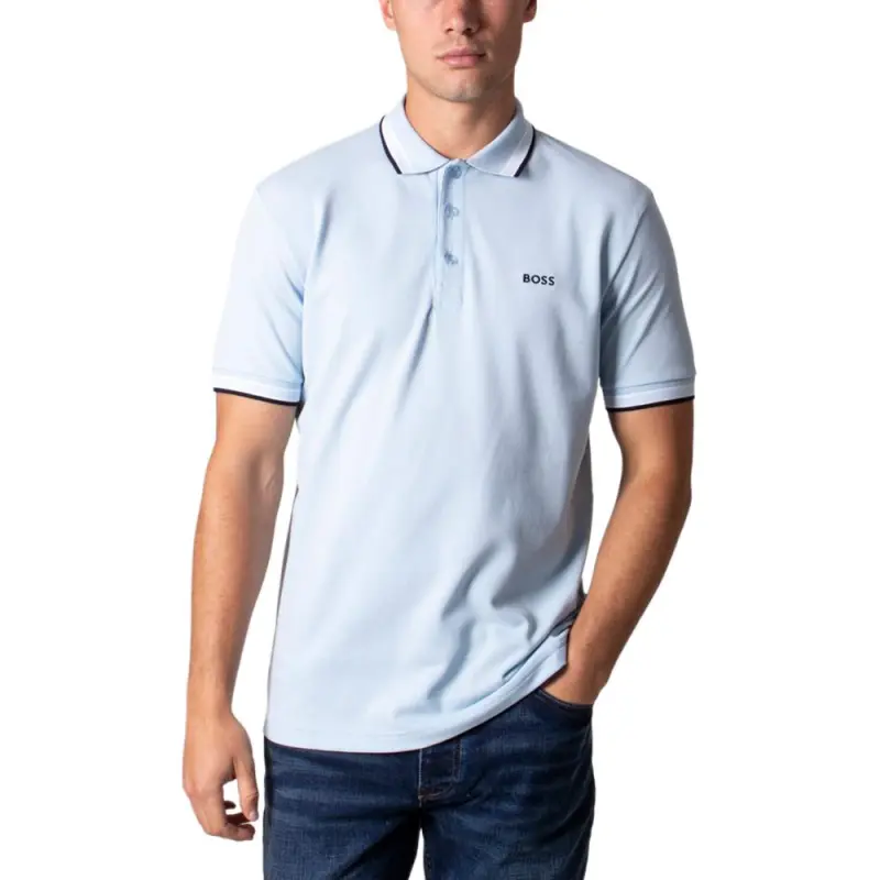 HUGO BOSS SS23 Polo Shirt Men's Light Blue-1