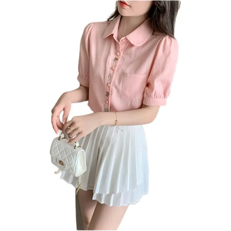 Mu Xiao Xin Shirts Women's-5
