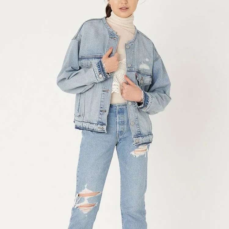 Levis Denim Jackets Women's Indigo-2