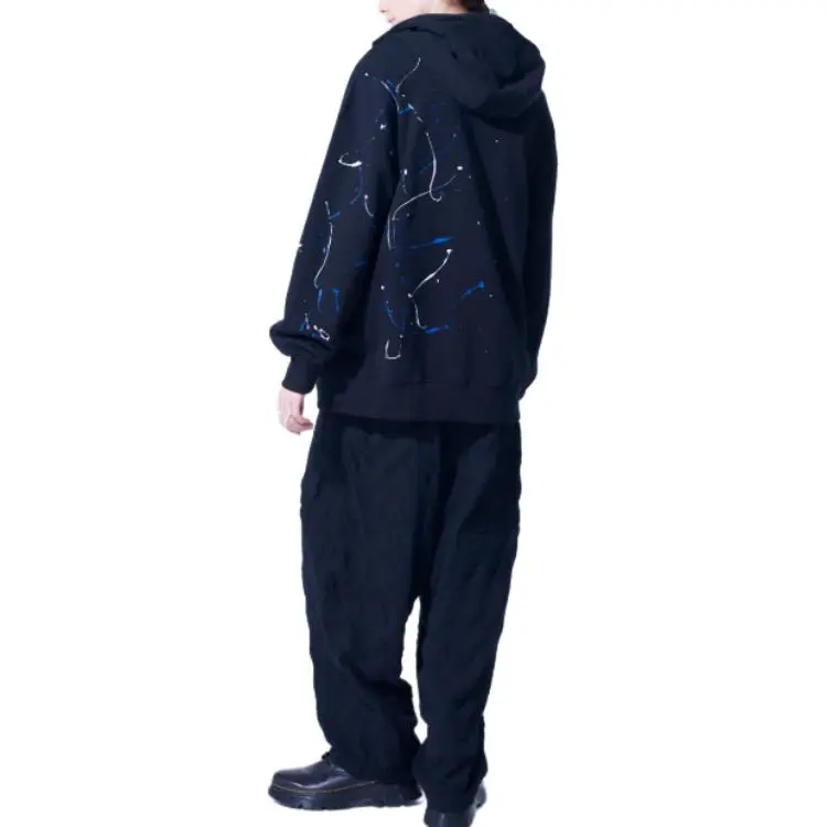Yohji Yamamoto S'YTE FW24 Sweatshirt Unisex Black Blue-10