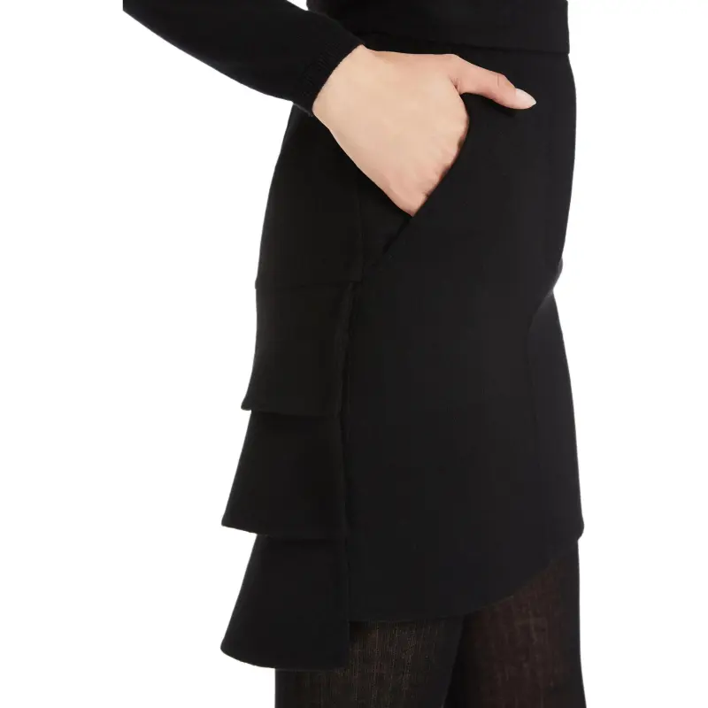 MaxMara Ruffle Detailed Mini Skirt-4