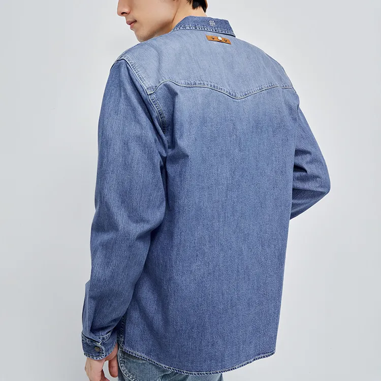 Lee Shirts Men Light Blue-2