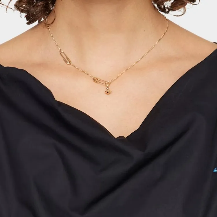 Vivienne Westwood Recycled 925 Silver Necklaces Women's Gold-2