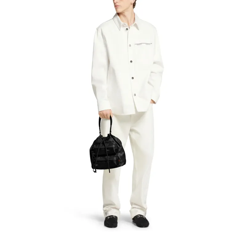 GUCCI Shirts Men White-3