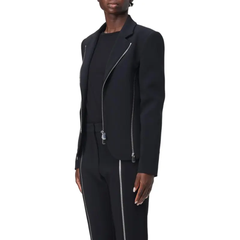 PINKO Zipped Crepe Jacket-4