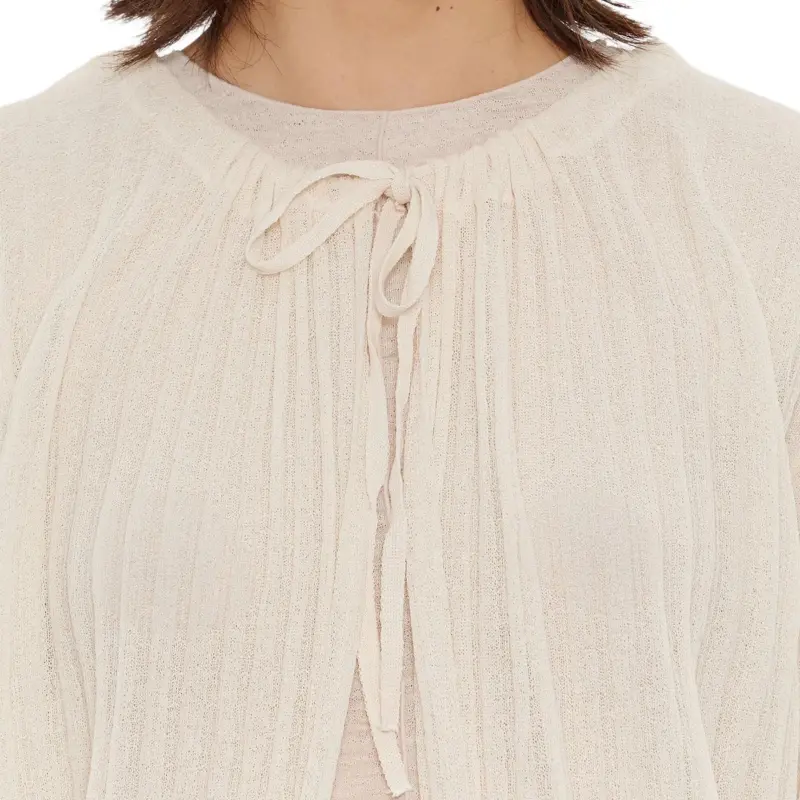 Bimba Y Lola Pleated Long sleeve Cardigan-3