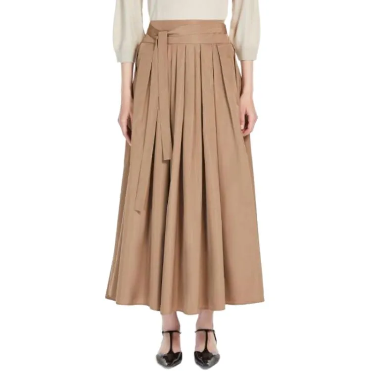 MaxMara Gea High Waist Pleated Skirt-1
